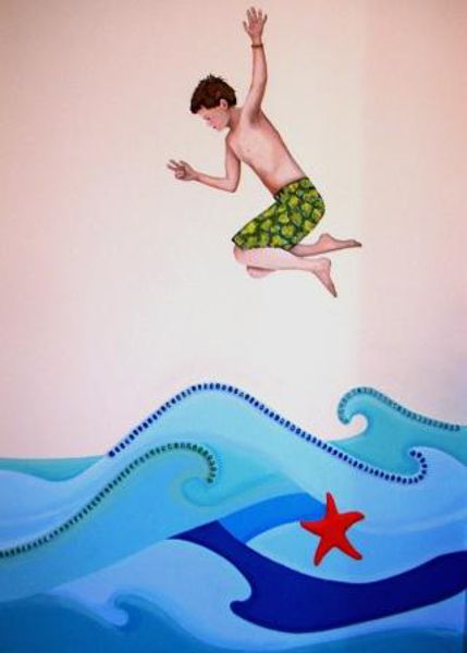 Badepark Wandmalerei