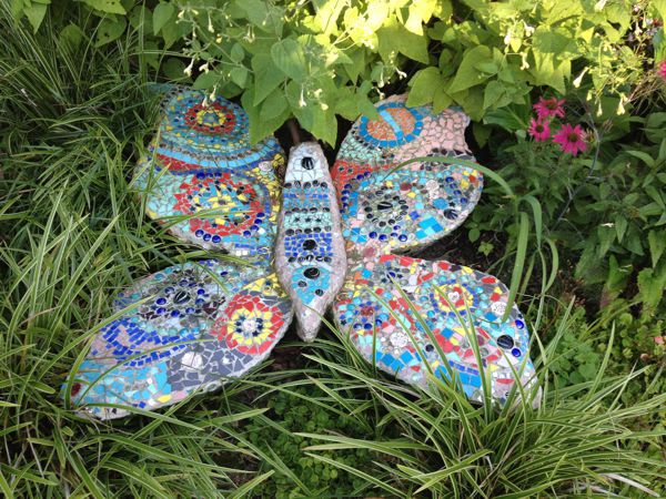 Mosaik-Projekt Schmetterling
