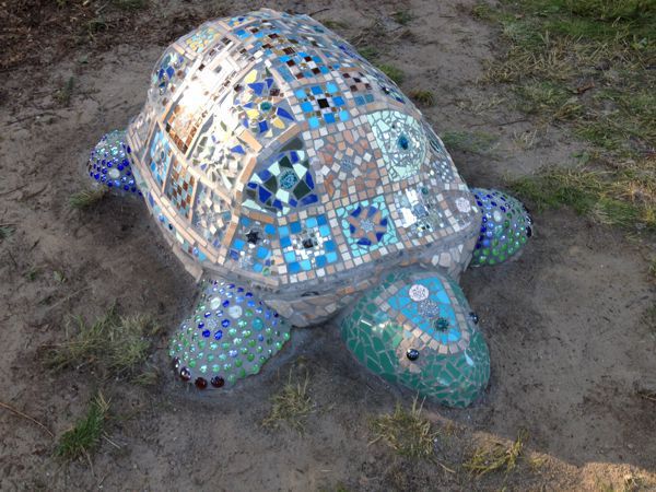 Mosaik-Projekt Schildkröte