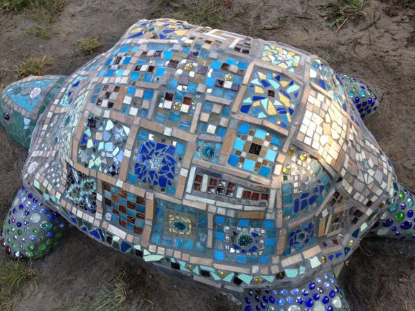 Mosaik-Projekt Schildkröte